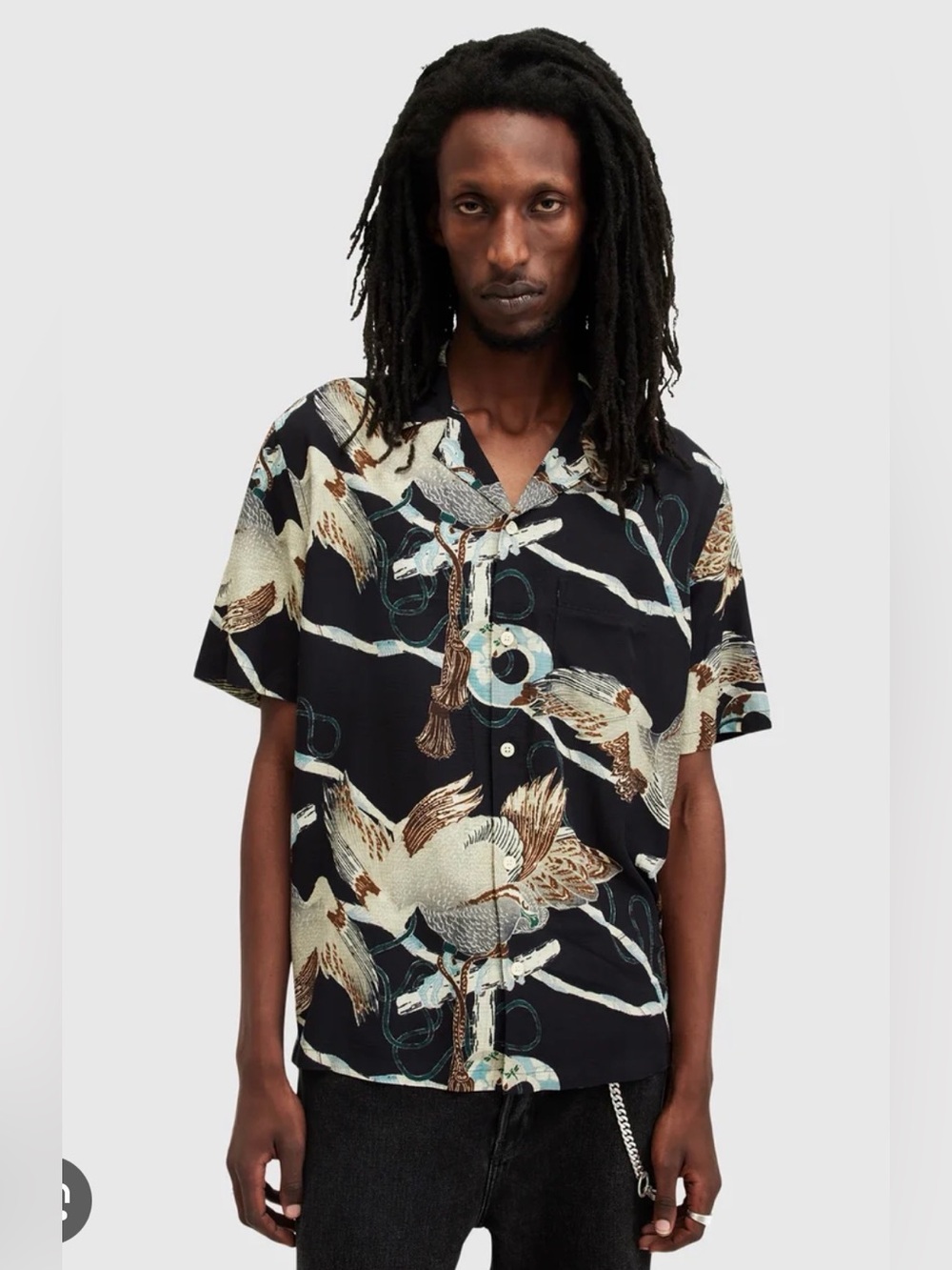 USED AllSaints Men’s “Buzzard” Shirt (Relaxed Small)